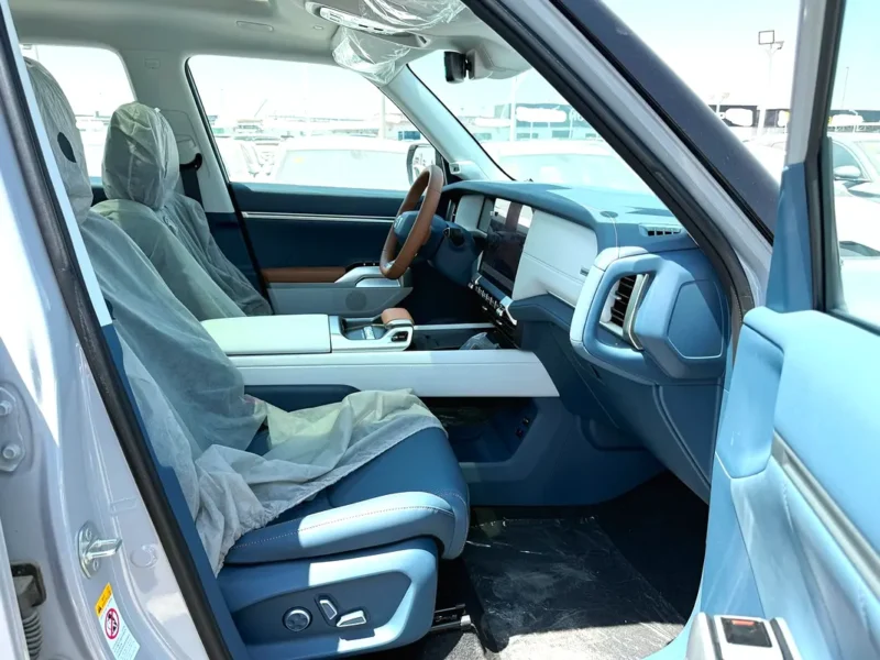 2024 Changan Deepal G318 4 Cylinders Engine EREV Silver Blue SUV Chinese Specs