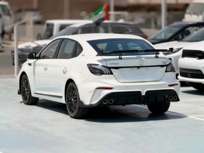 2025 MG 6 LUXURY 1.5 Litres Turbo Petrol Engine White Black Sedan Chinese Specs
