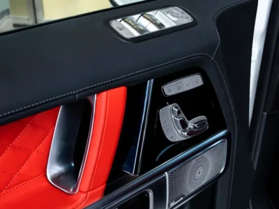 2025 Mercedes-Benz G-Class G 63 AMG 4.0 Litres V8 Biturbo Petrol Engine White Red SUV