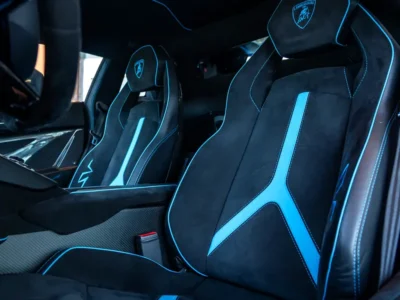 2017 Lamborghini Aventador LP 750-4 Superveloce 6.5L V12 Engine Blue Black Hard Top Convertible