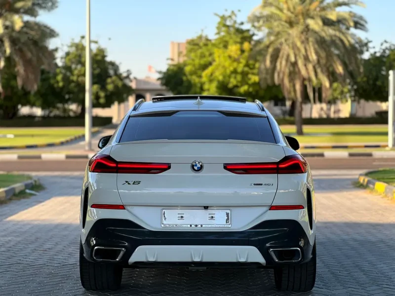 2022 BMW X6 xDrive40i 6 Cylinders Petrol Engine White Red SUV GCC Specs Automatic