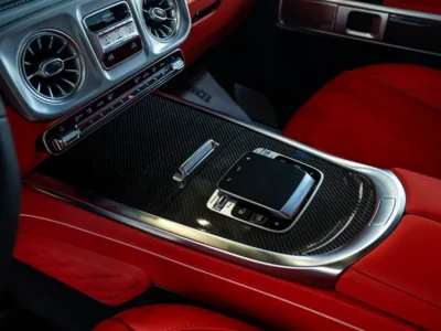 2025 Mercedes-Benz G-Class G 63 AMG 4.0 Litres V8 Biturbo Petrol Engine White Red SUV