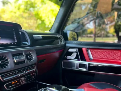 2020 Mercedes-Benz G-Class G 63 AMG 8 Cylinders Petrol Engine Black Red SUV Automatic