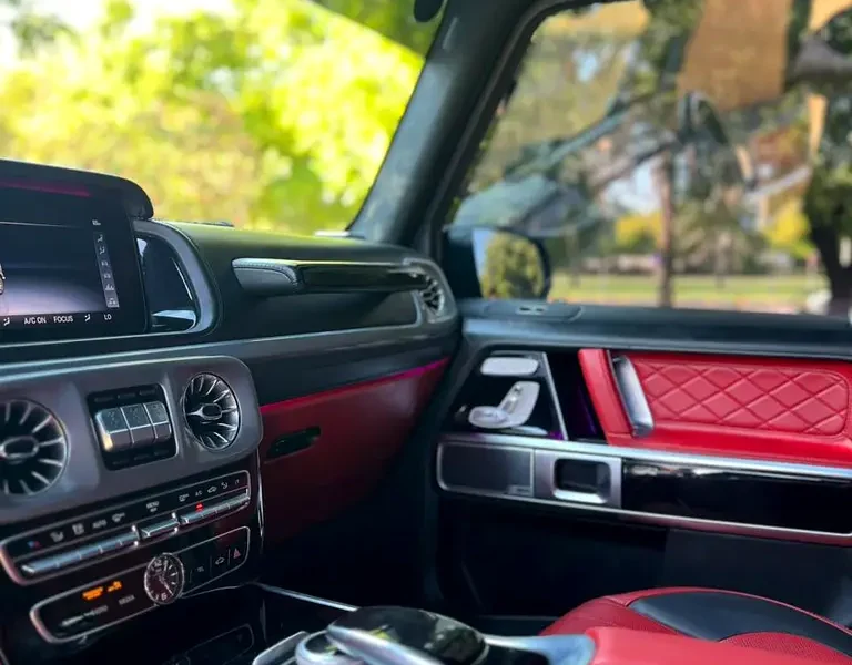 2020 Mercedes-Benz G-Class G 63 AMG 8 Cylinders Petrol Engine Black Red SUV Automatic
