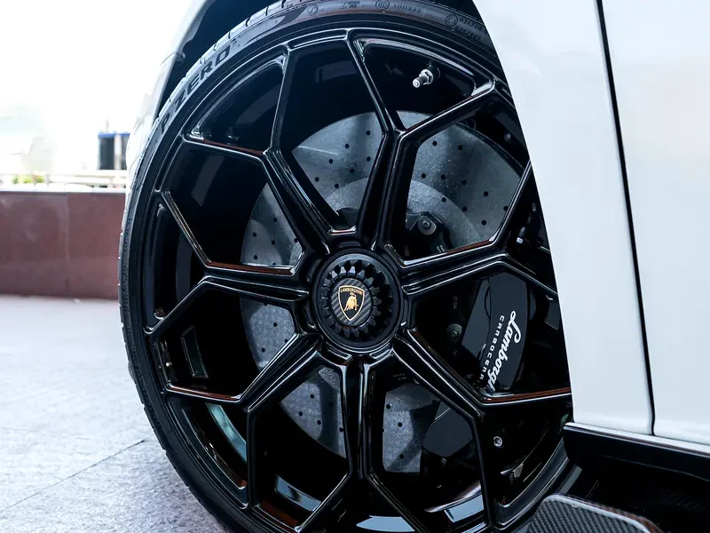 2022 Lamborghini Aventador LP 780-4 Ultimae 12 Cylinders Petrol Engine White Black Sports Car