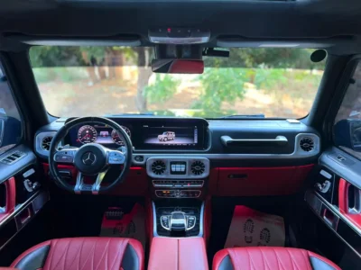 2020 Mercedes-Benz G-Class G 63 AMG 8 Cylinders Petrol Engine Black Red SUV Automatic