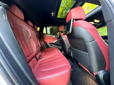 2022 BMW X6 xDrive40i 6 Cylinders Petrol Engine White Red SUV GCC Specs Automatic
