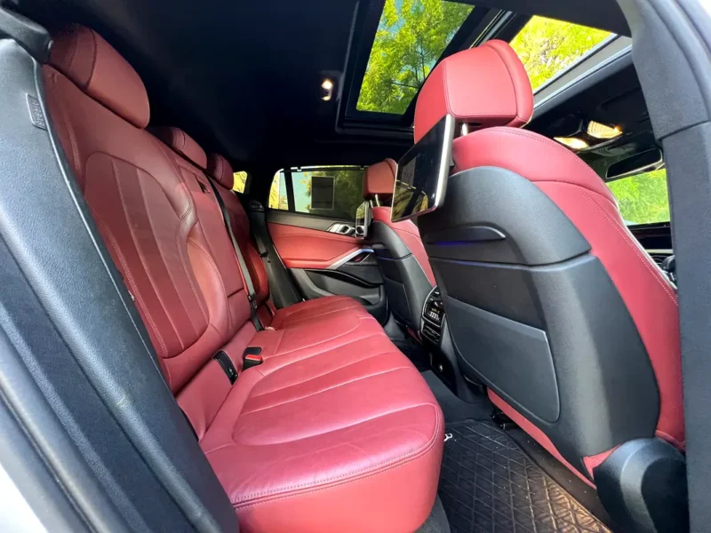 2022 BMW X6 xDrive40i 6 Cylinders Petrol Engine White Red SUV GCC Specs Automatic