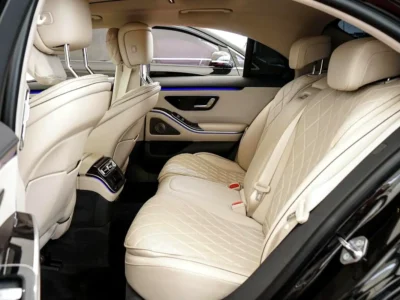 2021 Mercedes-Benz S-Class S 500 6 Cylinders Petrol Engine Black Beige Sedan Automatic