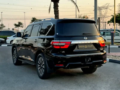 2021 Nissan Patrol LE Titanium V8 Petrol Engine Black Tan SUV GCC Specs Automatic