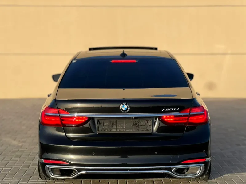 2016 BMW 7-Series 730i 4 Cylinders Petrol Engine Black Brown GCC Specs Automatic