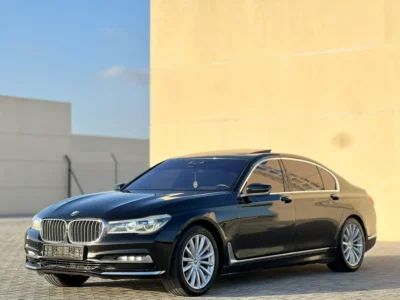 2016 BMW 7-Series 730i 4 Cylinders Petrol Engine Black Brown GCC Specs Automatic