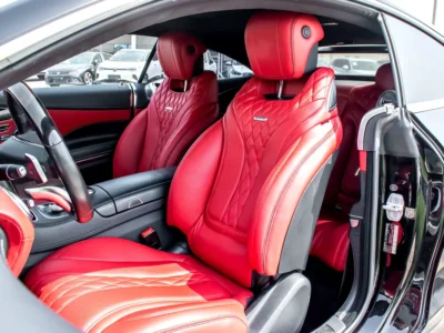 2015 Mercedes-Benz S-Class S 550 4MATIC 8 Cylinders Petrol Engine Black Red Coupe Automatic
