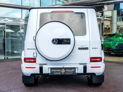 2025 Mercedes-Benz G-Class G 63 AMG 4.0 Litres V8 Biturbo Petrol Engine White Red SUV