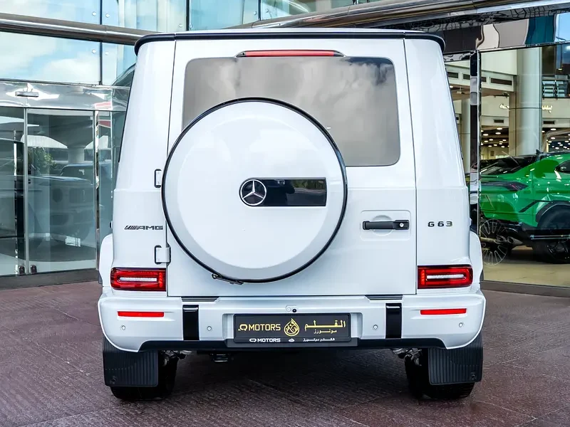 2025 Mercedes-Benz G-Class G 63 AMG 4.0 Litres V8 Biturbo Petrol Engine White Red SUV