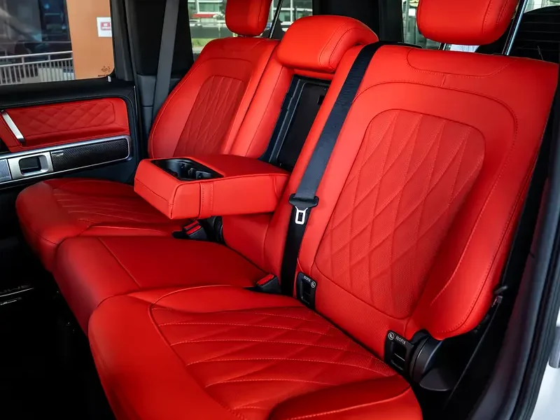 2025 Mercedes-Benz G-Class G 63 AMG 4.0 Litres V8 Biturbo Petrol Engine White Red SUV