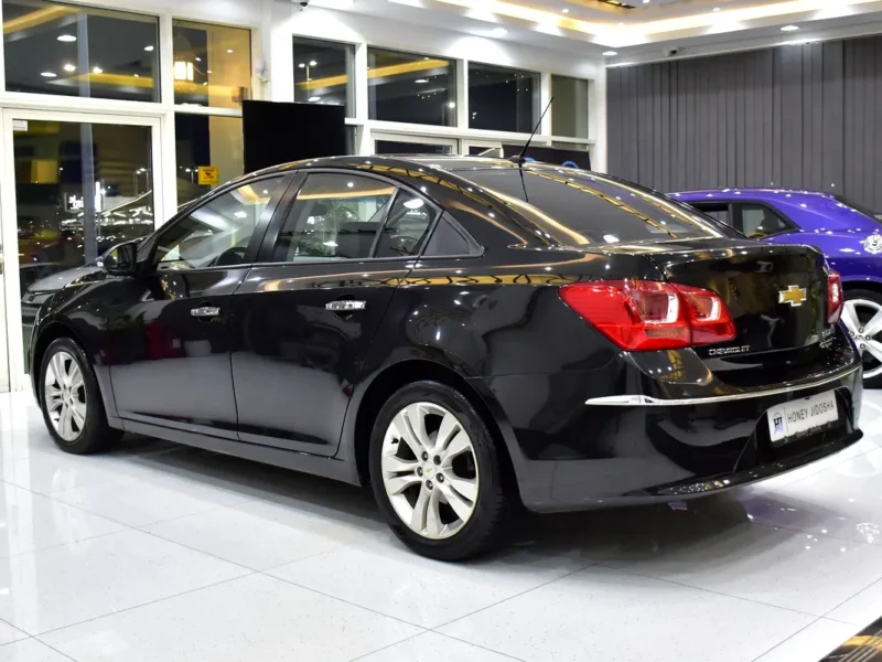 2016 Chevrolet Cruze LT Premium 4 Cylinders Petrol Engine Black Tan Sedan GCC Specs