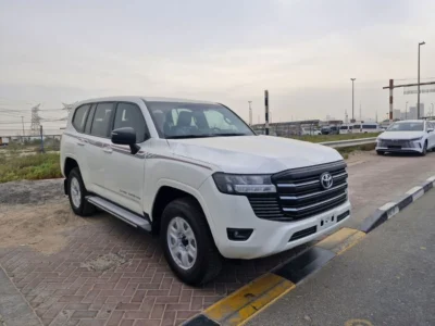 2026 Toyota Land Cruiser GX 4.0 Litres 6 Cylinders Petrol Engine White Black SUV Automatic