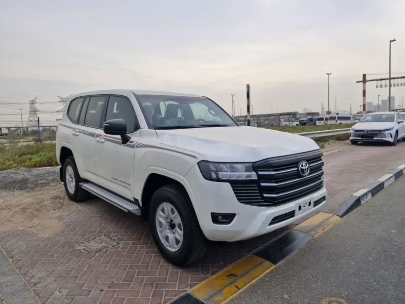 2026 Toyota Land Cruiser GX 4.0 Litres 6 Cylinders Petrol Engine White Black SUV Automatic