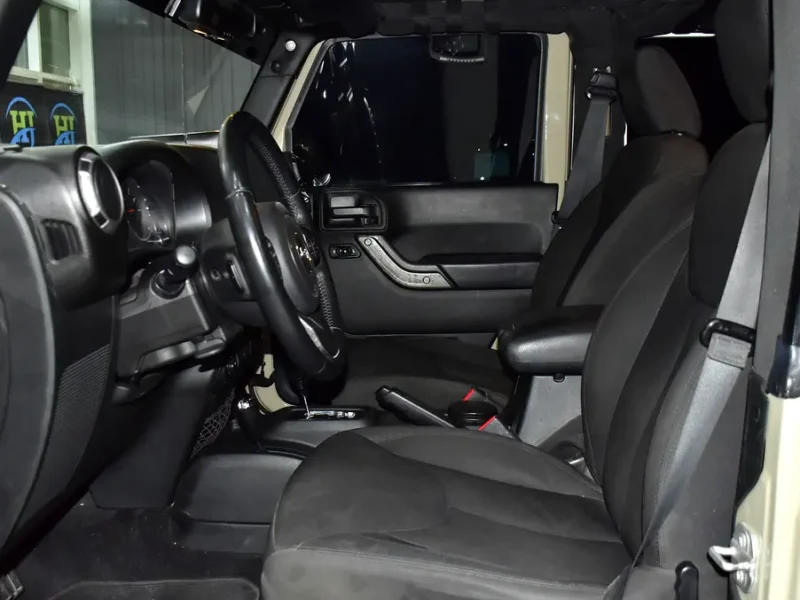 2017 Jeep Wrangler Sport 6 Cylinders Petrol Engine Beige Black Crossover GCC Specs