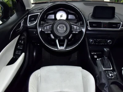 2017 Mazda 3 R Grade 4 Cylinders Petrol Engine Red Beige Sedan GCC Specs Automatic
