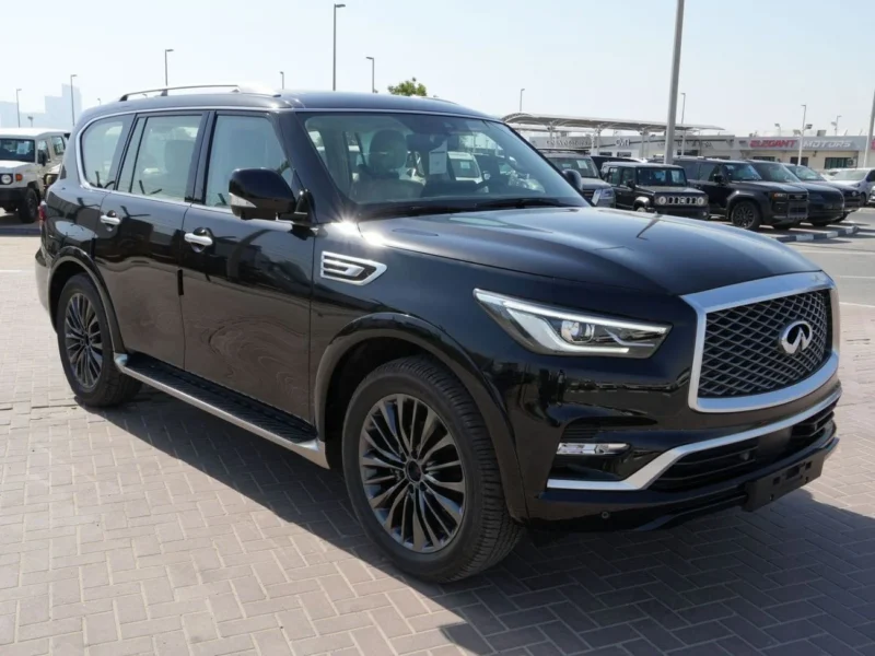 2024 INFINITI QX80 LUXURY SENSORY PROACTIVE 5.6L V8 Petrol Engine Black Beige SUV