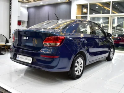 2022 Kia Pegas EX 4 Cylinders Petrol Engine Blue Grey Sedan GCC Specs Automatic