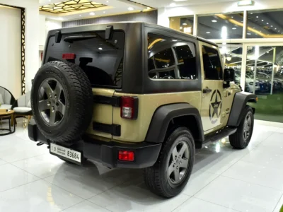 2017 Jeep Wrangler Sport 6 Cylinders Petrol Engine Beige Black Crossover GCC Specs