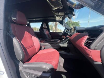 2025 Infiniti QX80 Autograph Bench Chairs 3.5L 6 Cylinders Engine White Red SUV GCC