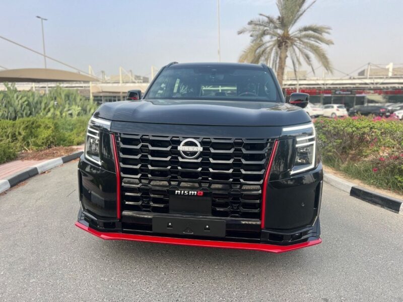 2026 Nissan Patrol Nismo 3.5L VR35DDTT Twin-Turbo V6 Black Red SUV GCC Specs