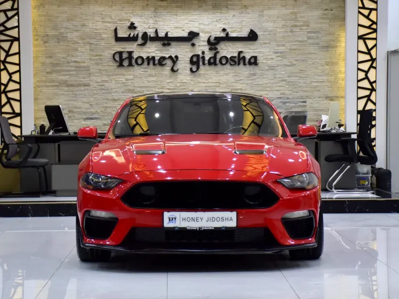 2019 Ford Mustang GT 8 Cylinders Petrol Engine Red Black Coupe American Specs Automatic