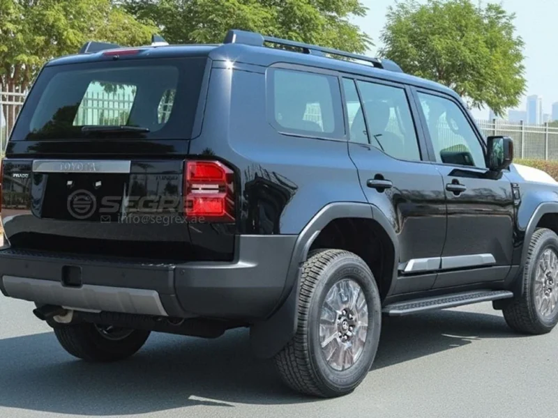 2026 Toyota Prado All Rounder 2.4L Turbo Petrol 4 Cylinders Engine Black SUV GCC Specs