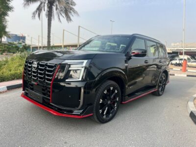 2026 Nissan Patrol Nismo 3.5L VR35DDTT Twin-Turbo V6 Black Red SUV GCC Specs