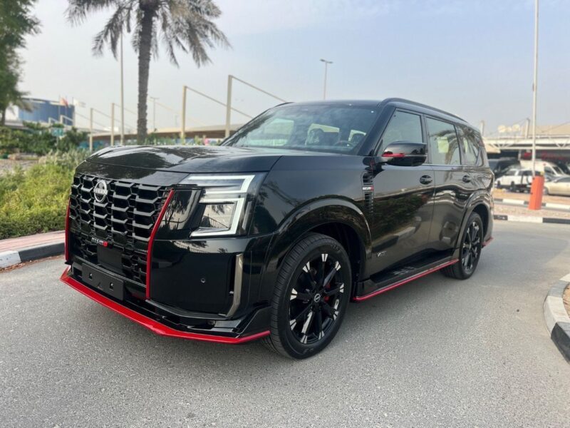 2026 Nissan Patrol Nismo 3.5L VR35DDTT Twin-Turbo V6 Black Red SUV GCC Specs