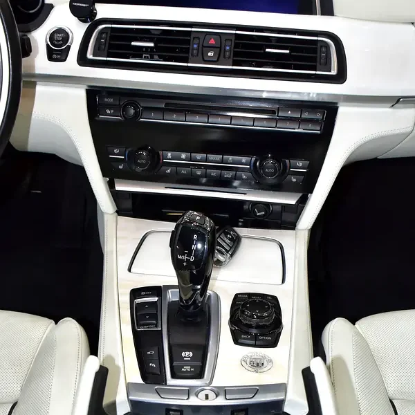 2014 BMW 7-Series 750Li 8 Cylinders Petrol Engine Blue White Sedan GCC Specs Automatic