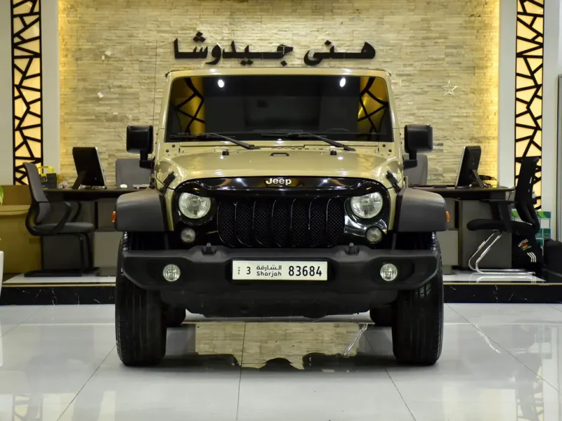 2017 Jeep Wrangler Sport 6 Cylinders Petrol Engine Beige Black Crossover GCC Specs