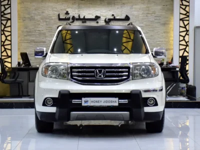 2015 Honda Pilot LX 6 Cylinders Petrol Engine White Beige SUV GCC Specs Automatic