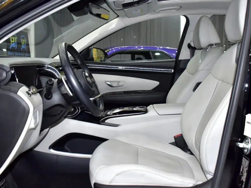 2022 Hyundai Tucson N Line 4 Cylinders Petrol Engine Black White SUV GCC Specs