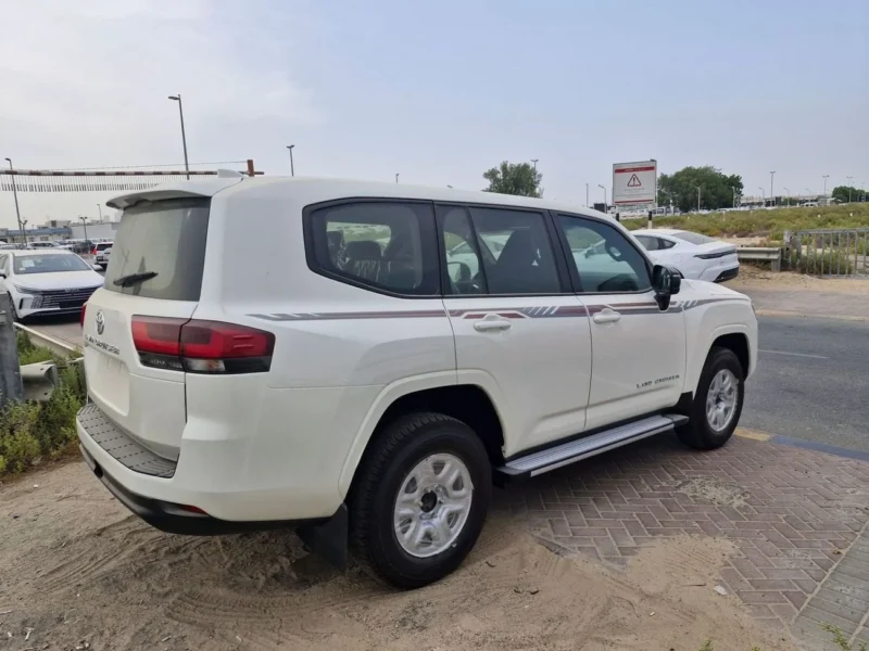2026 Toyota Land Cruiser GX 4.0 Litres 6 Cylinders Petrol Engine White Black SUV Automatic