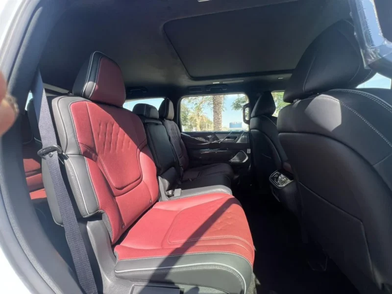 2025 Infiniti QX80 Autograph Bench Chairs 3.5L 6 Cylinders Engine White Red SUV GCC