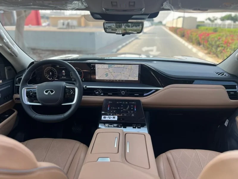 2026 Infiniti QX80 SENSORY Bench Chairs 3.5L 6 Cylinders Engine Grey Tan SUV GCC Specs