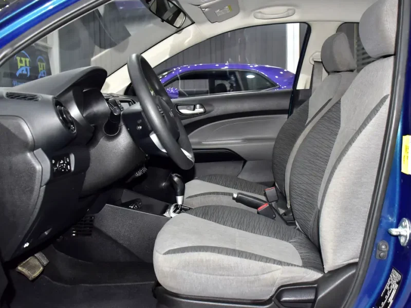 2022 Kia Pegas EX 4 Cylinders Petrol Engine Blue Grey Sedan GCC Specs Automatic