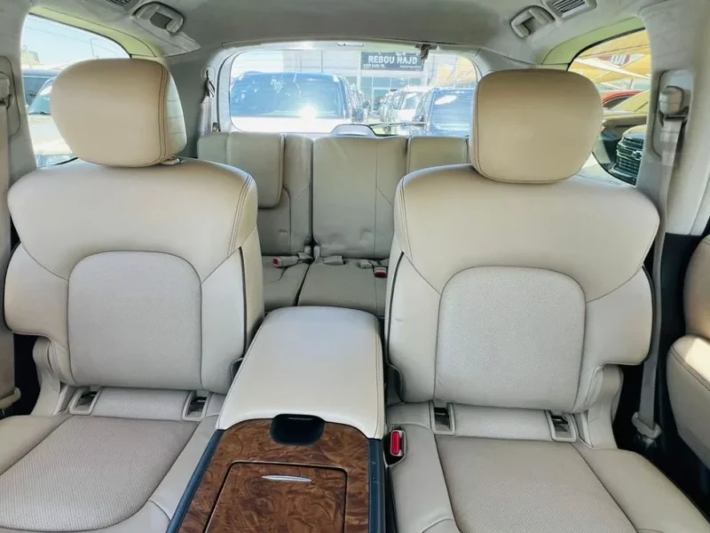 2021 NISSAN ARMADA 5.6 Litres V8 Cylinders Petrol Engine White Beige SUV Full Options