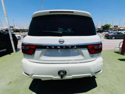 2021 NISSAN ARMADA 5.6 Litres V8 Cylinders Petrol Engine White Beige SUV Full Options