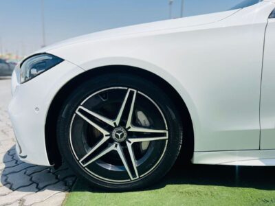 2022 Mercedes Benz C200 AMG 2.0 Litres V4 Petrol Engine White Black Sedan Full Options