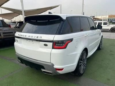 2018 Land Rover Range Rover Sport HSE DYNAMIC HSE 3.0 Litres V6 Engine White Beige SUV