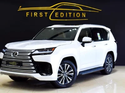 2023 Lexus LX-Series LX 600 Prestige 6 Cylinders Petrol Engine White Tan SUV GCC Specs