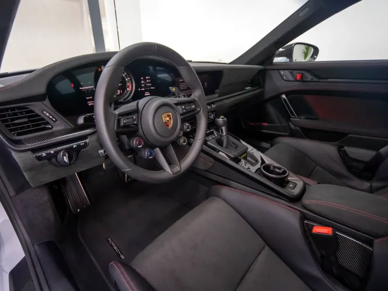 2025 Porsche 911 GT3 RS 6 Cylinders Petrol Engine Grey Black Sports Car Weissach Package