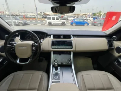 2018 Land Rover Range Rover Sport HSE DYNAMIC HSE 3.0 Litres V6 Engine White Beige SUV