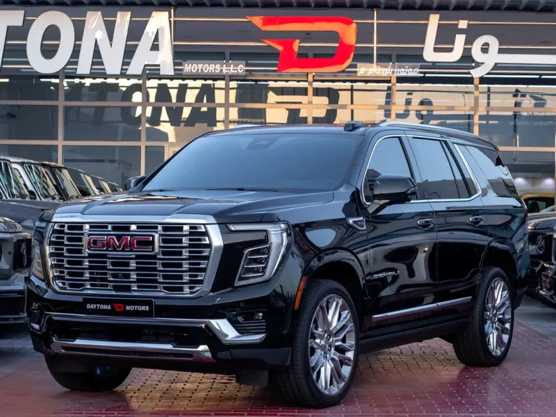 2025 GMC Yukon Denali 8 Cylinders Petrol Engine Black SUV GCC Specs Automatic